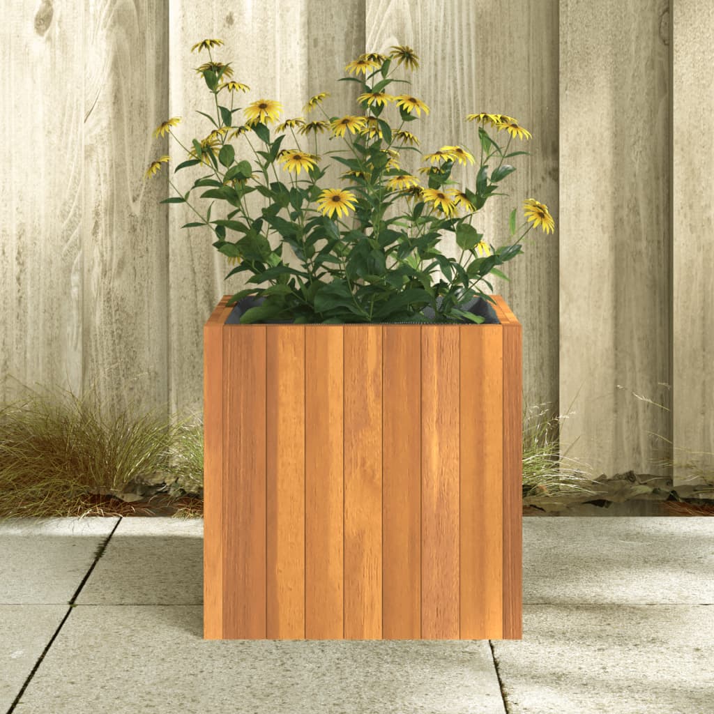 Vidaxl plantator 35x35x35 cm Solid Acaciahout