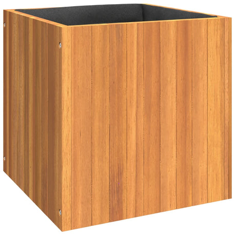Vidaxx Pflanzgefäß 45x45x45 cm aus massivem Akazienholz