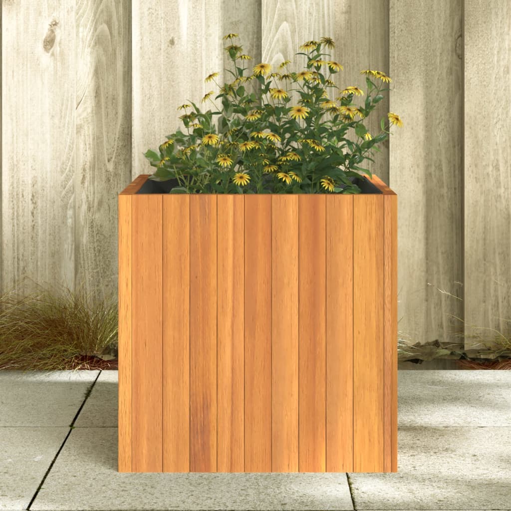 Vidaxl plantenbak 45x45x45 cm massief acaciahout