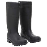 VidaXL Regenstiefel Größe 38 PVC schwarz