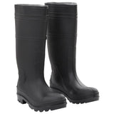 Vidaxl Regenstiefel Größe 38 PVC Schwarz