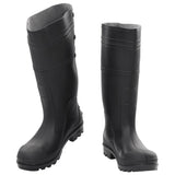 Vidaxl Regenstiefel Größe 38 PVC Schwarz