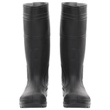 Vidaxl Rain Boots Størrelse 38 PVC Sort