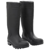 VidaXL Regenstiefel Größe 39 PVC schwarz