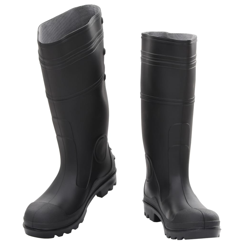 Vidaxl Rain Boots Størrelse 39 PVC Sort