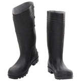 Vidaxl Regenstiefel Größe 39 PVC Schwarz