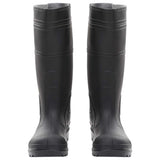 VidaXL Regenstiefel Größe 39 PVC schwarz