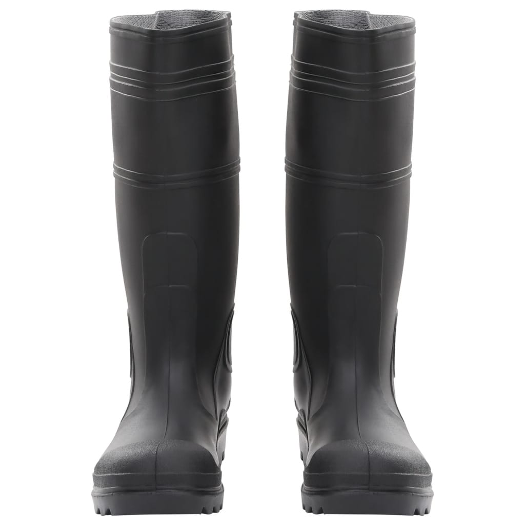 Vidaxl Rain boots Size 39 PVC Black