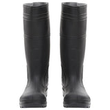 Botas de lluvia Vidaxl tamaño 39 PVC Negro