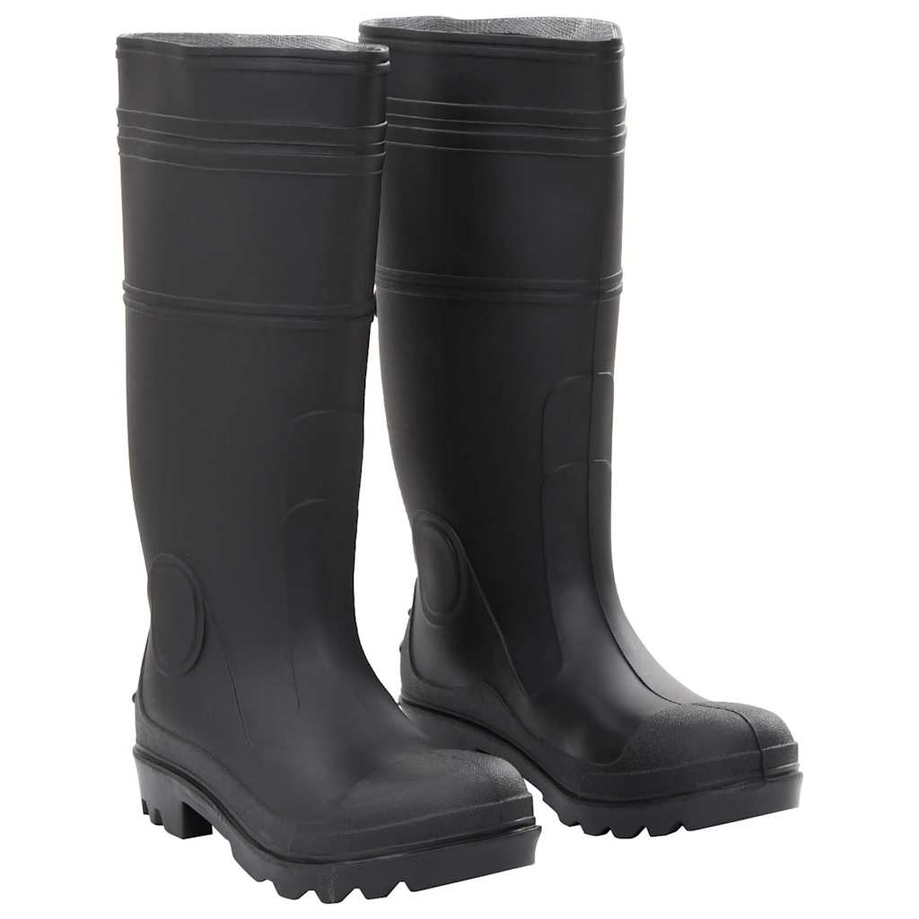 VidaXL Regenstiefel Größe 40 PVC schwarz