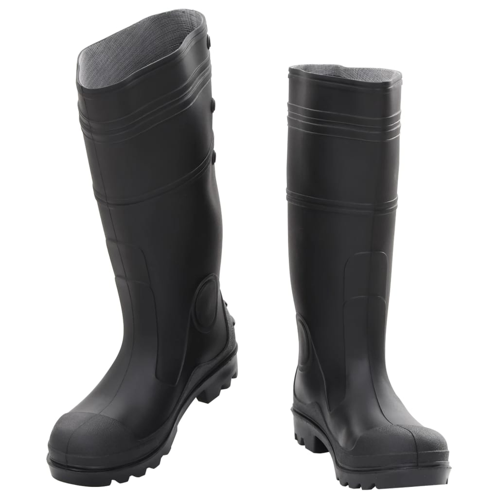 Vidaxl Rain boots size 40 PVC Black