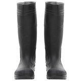 VidaXL Regenstiefel Größe 40 PVC schwarz