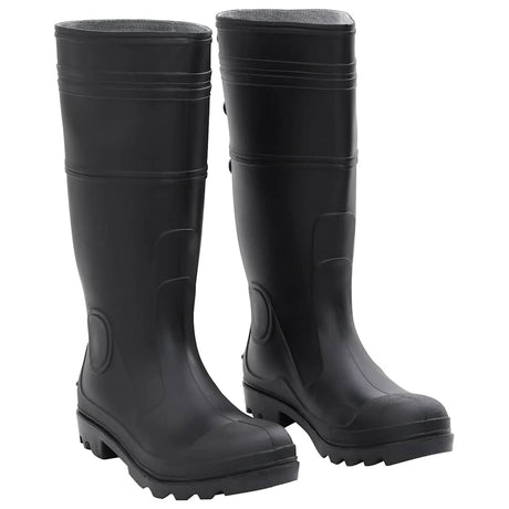 VidaXL Regenstiefel Größe 42 PVC schwarz