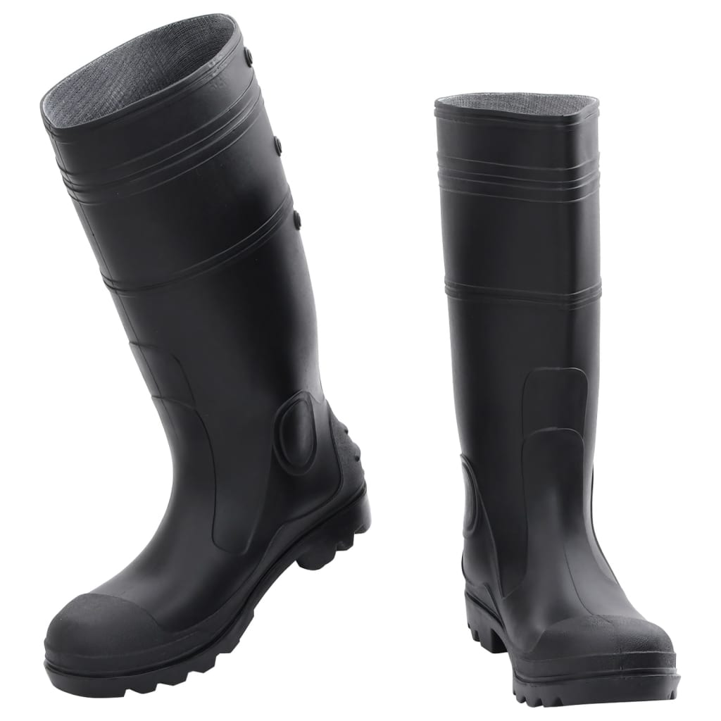 Vidaxl Regenstiefel Größe 42 PVC Schwarz