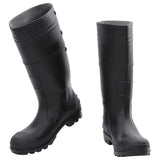 VidaXL Regenstiefel Größe 42 PVC schwarz