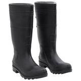 VidaXL Regenstiefel Größe 43 PVC schwarz