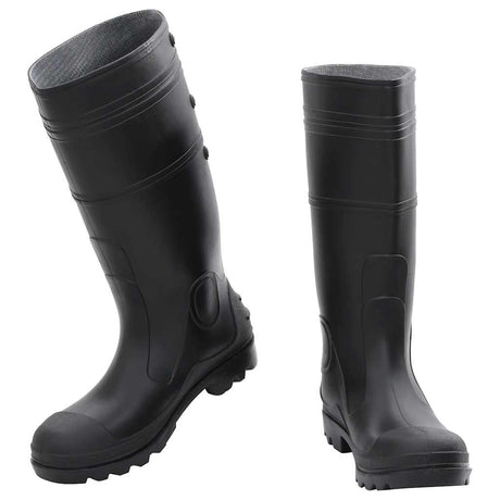 VidaXL Regenstiefel Größe 43 PVC schwarz
