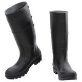VidaXL Regenstiefel Größe 43 PVC schwarz