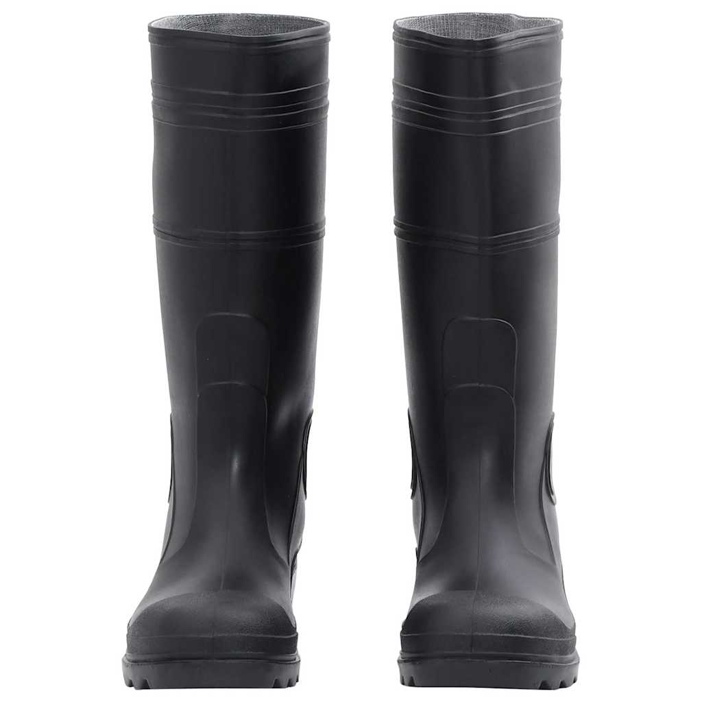 VidaXL Regenstiefel Größe 43 PVC schwarz