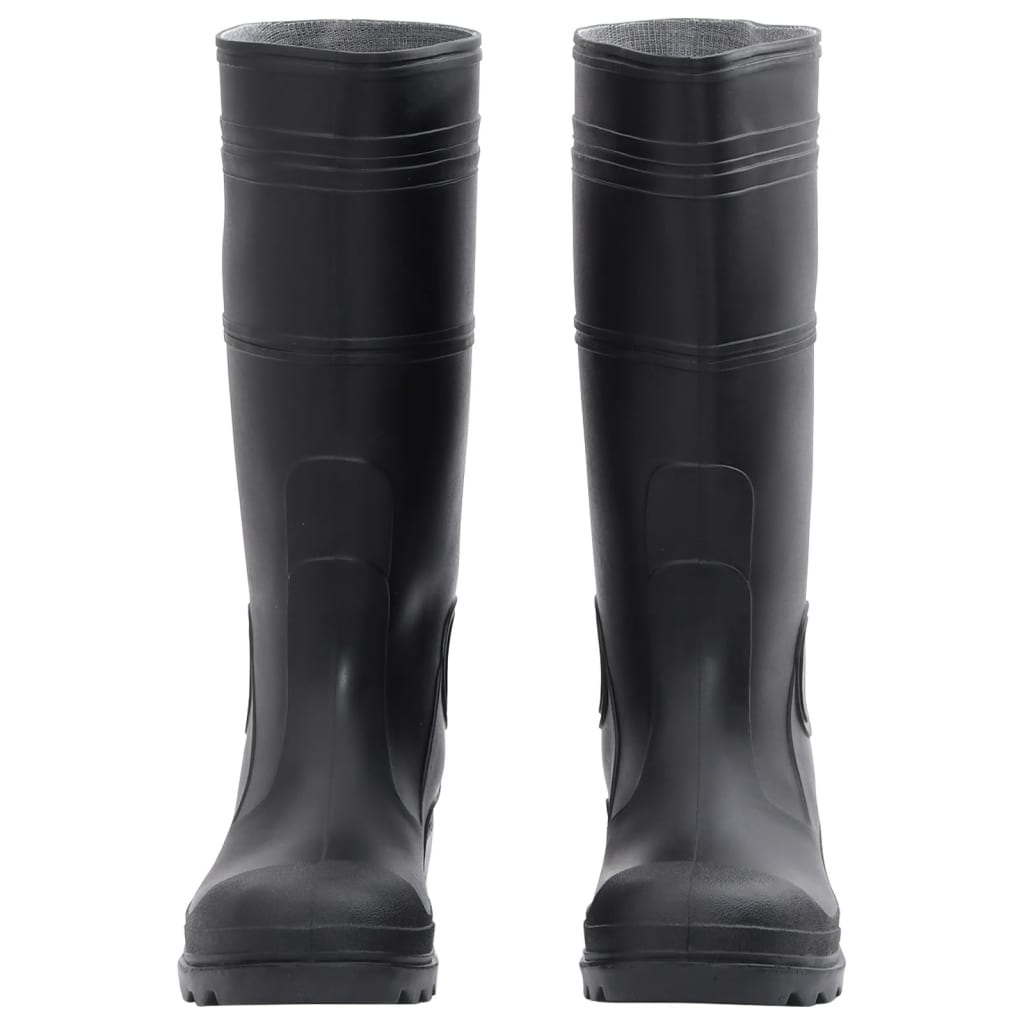 Vidaxl Rainboots Size 43 PVC Black