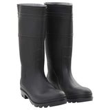 VidaXL Regenstiefel Größe 44 PVC schwarz