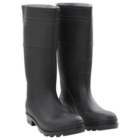 VidaXL Regenstiefel Größe 44 PVC schwarz