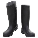 VidaXL Regenstiefel Größe 44 PVC schwarz
