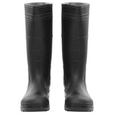 VidaXL Regenstiefel Größe 44 PVC schwarz