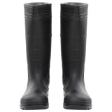 Vidaxl Rainboots Size 44 PVC Black