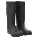 VidaXL Regenstiefel Größe 45 PVC schwarz