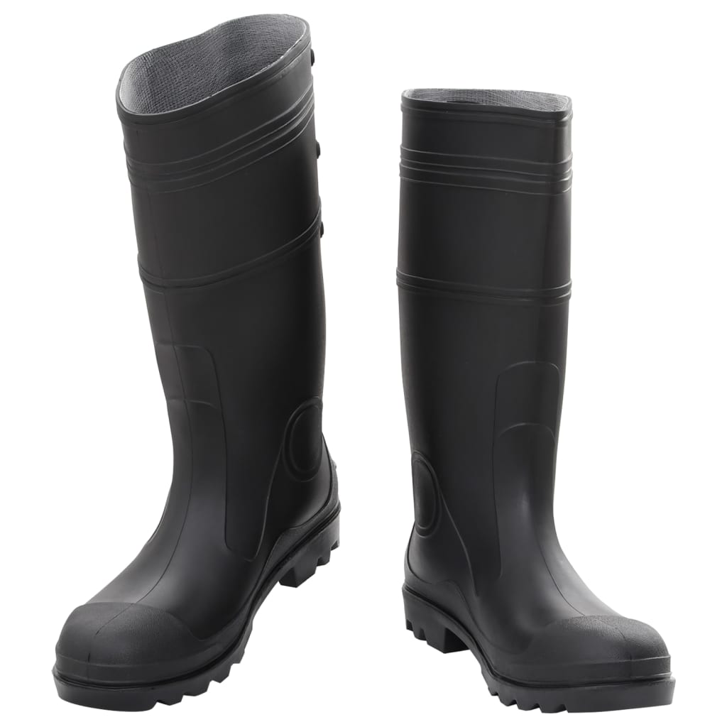 Vidaxl Regenstiefel Größe 45 PVC Schwarz