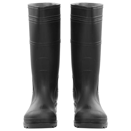 VidaXL Regenstiefel Größe 45 PVC schwarz