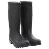 Vidaxl Rain Boots Storlek 46 PVC Black