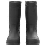 VidaXL Regenstiefel Größe 38 PVC schwarz