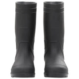 Vidaxl Rain Boots Storlek 38 PVC Black