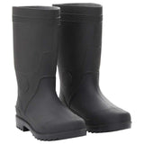 VidaXL Regenstiefel Größe 39 PVC schwarz