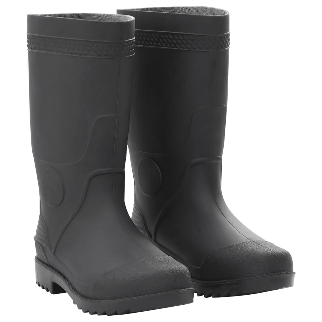 VidaXL Regenstiefel Größe 40 PVC schwarz