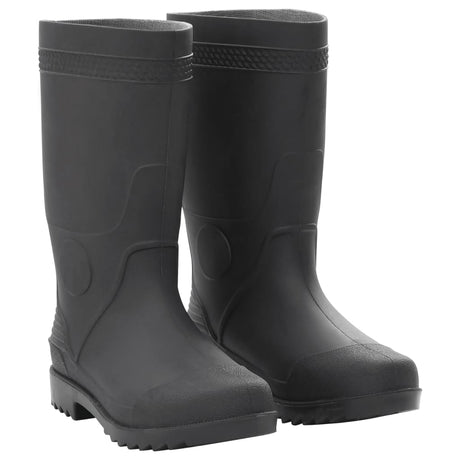 VidaXL Regenstiefel Größe 40 PVC schwarz