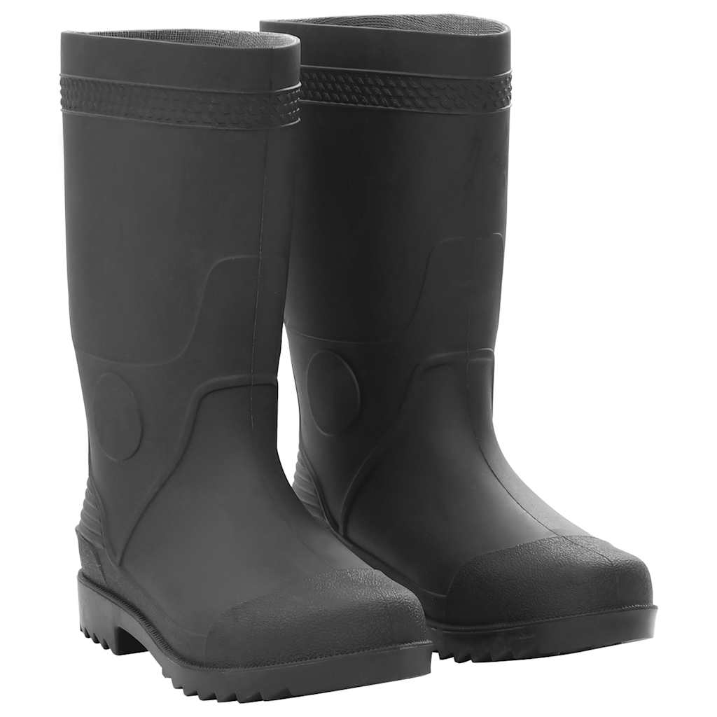 VidaXL Regenstiefel Größe 40 PVC schwarz