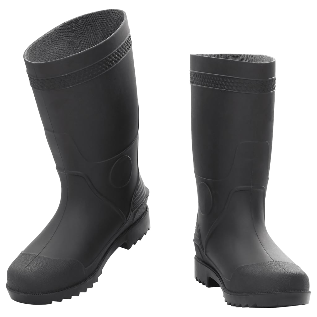 VidaXL Regenstiefel Größe 40 PVC schwarz