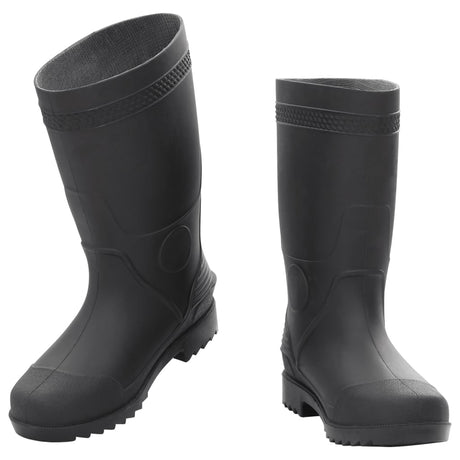 VidaXL Regenstiefel Größe 40 PVC schwarz