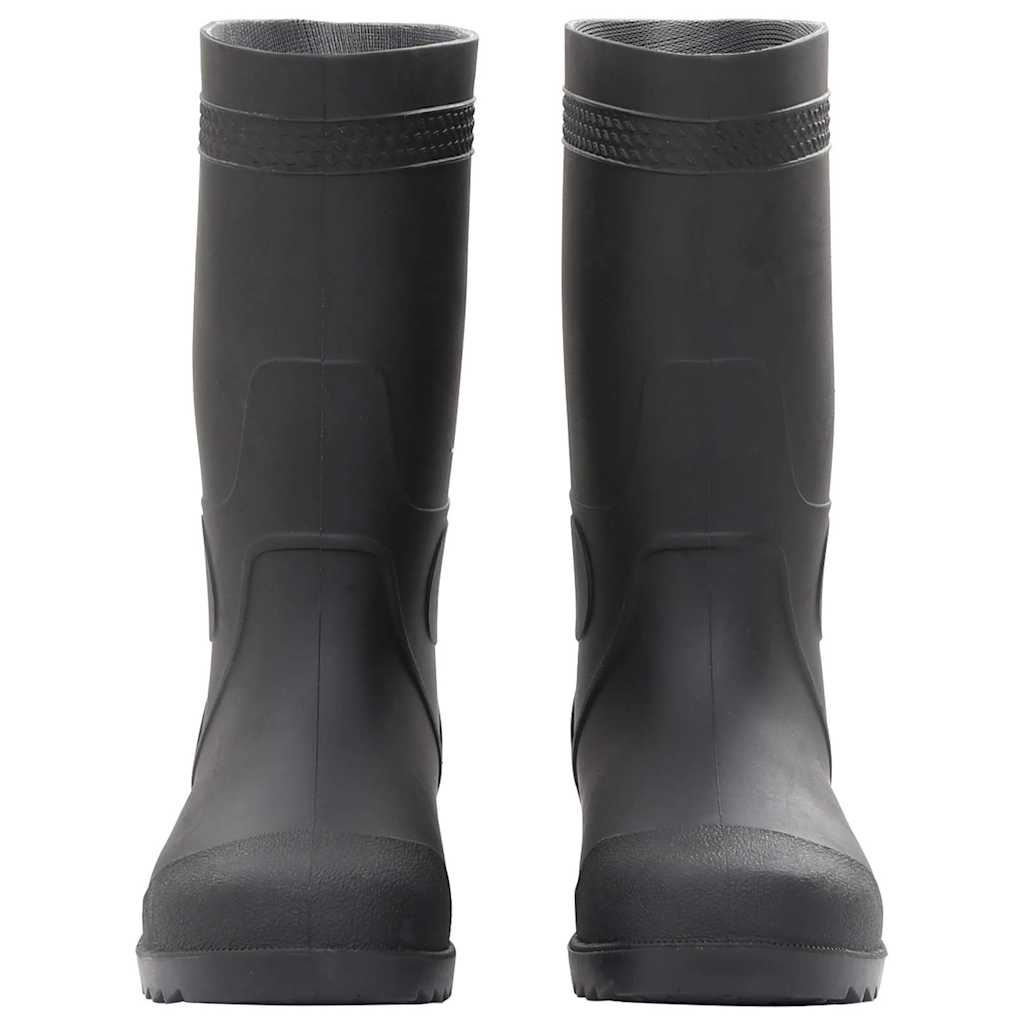 VidaXL Regenstiefel Größe 40 PVC schwarz