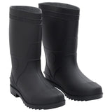 VidaXL Regenstiefel Größe 41 PVC schwarz