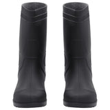 VidaXL Regenstiefel Größe 42 PVC schwarz
