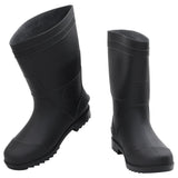 VidaXL Regenstiefel Größe 43 PVC schwarz