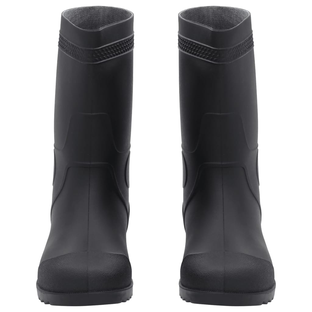 VidaXL Regenstiefel Größe 43 PVC schwarz