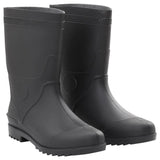 Vidaxl Rainboots tamaño 44 PVC Negro