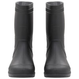 Vidaxl Rainboots Size 44 PVC Black