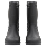 Botas de lluvia Vidaxl tamaño 45 PVC Negro