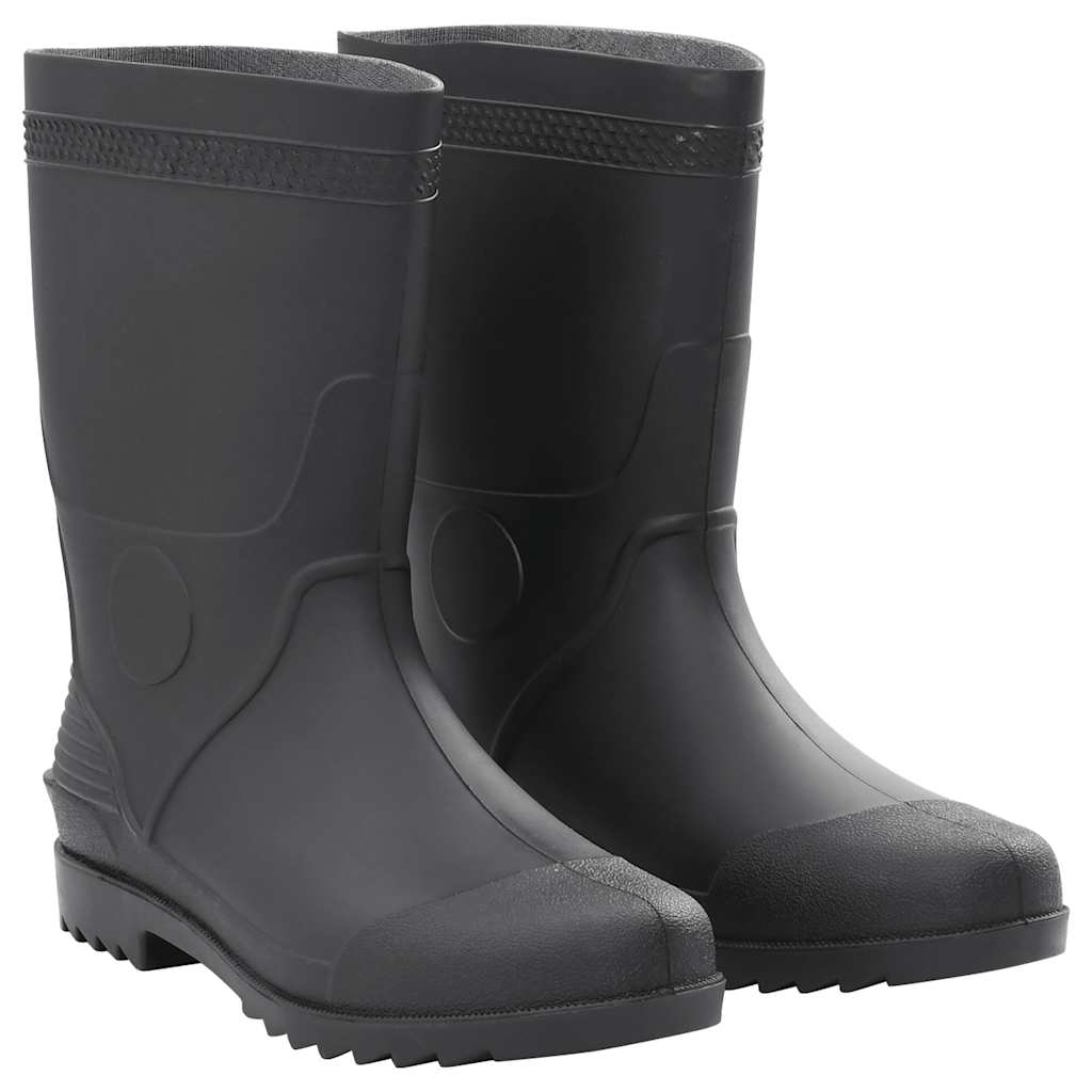 VidaXL Regenstiefel Größe 46 PVC schwarz